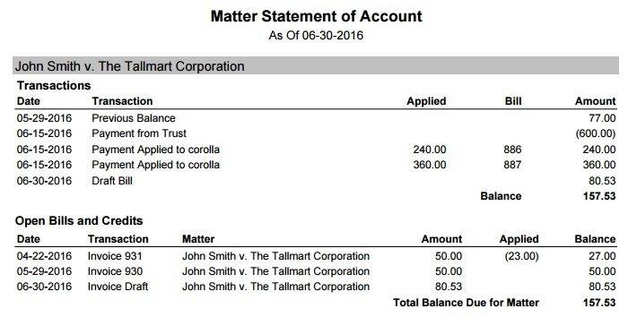New settings for statements