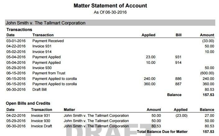 New Transaction Statement Features