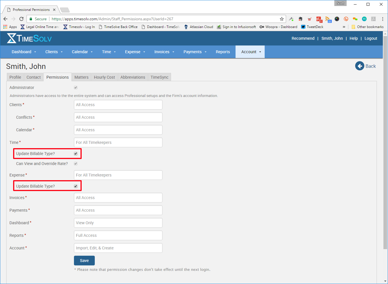 Creating billable, non-billable and no-charge entries