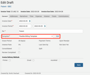 Non-billable Entries on Draft Invoices
